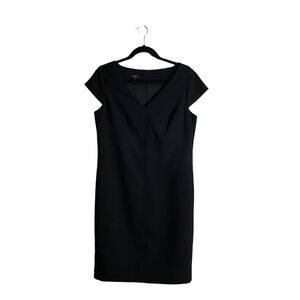 Talbots Petites Women's Black Short Sleeve Evening Dress